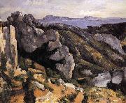 Paul Cezanne rock oil painting artist